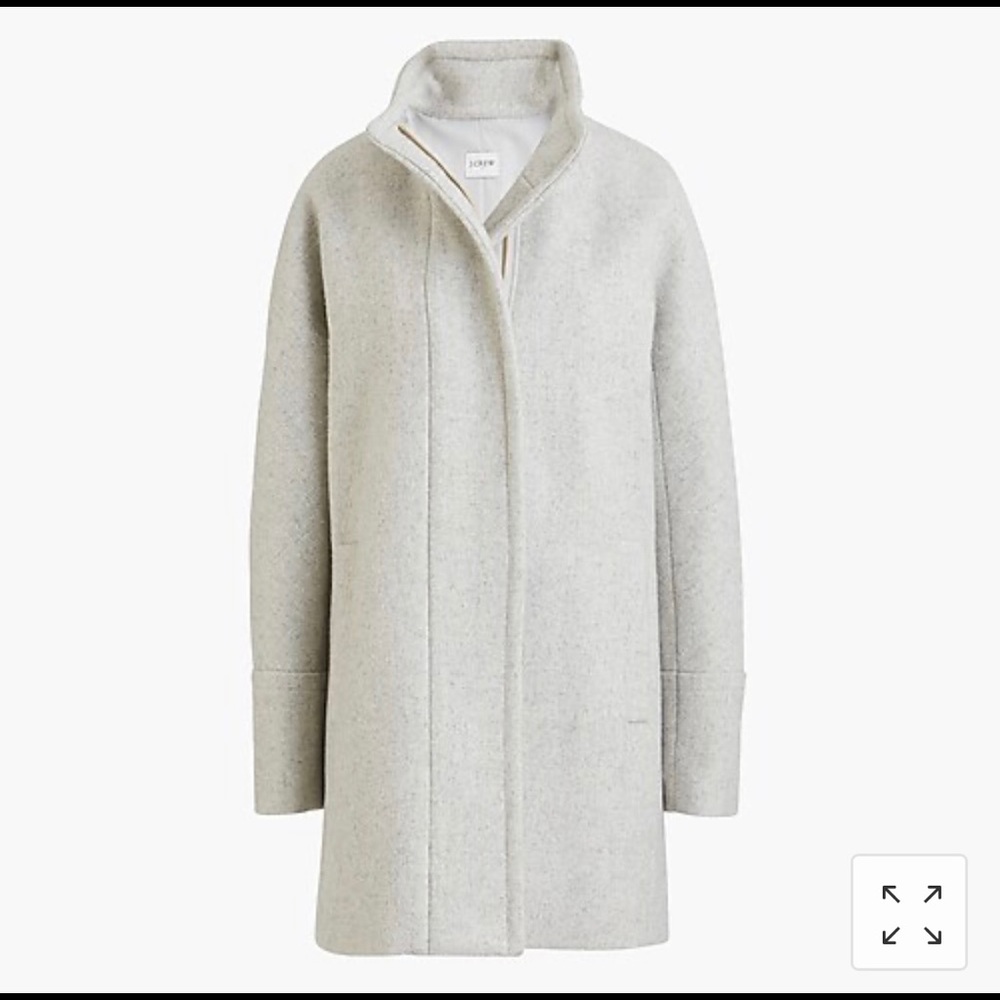 J Crew New City Coat in Heather Dusk. Size 4.